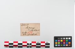 Etikett zu Bronzegehänge (NHMW-PRAE-024115)